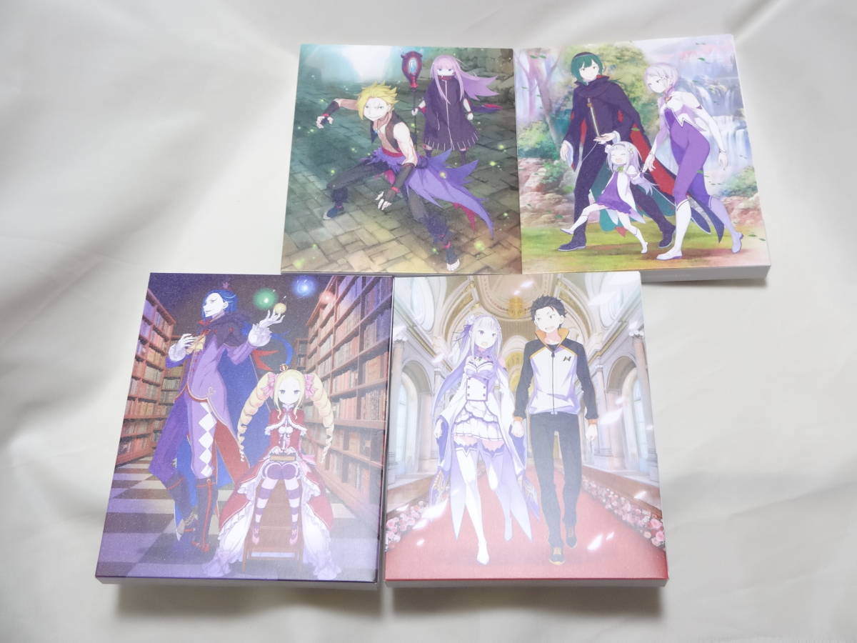 【全巻セット】ブルーレイ Re:ゼロから始める異世界生活 2nd season 全8巻 1~8 リゼロ 起動確認済み【Blu-ray 収納BOX付き】