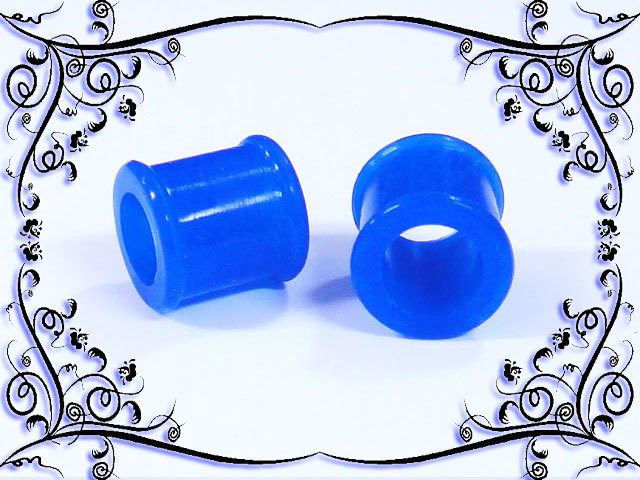 * prompt decision { body piercing } silicon tunnel blue 00G*712