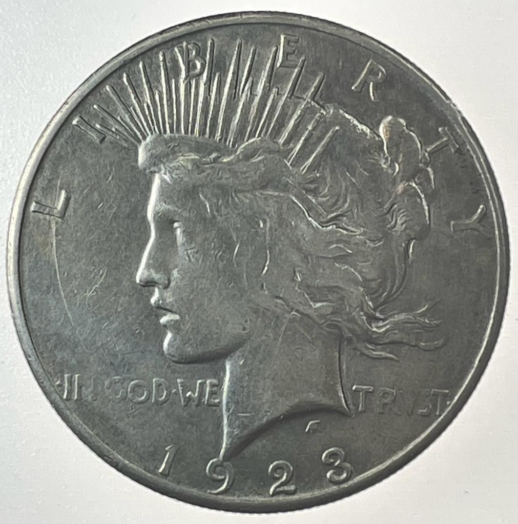 1923 年アメリカピースドル銀貨