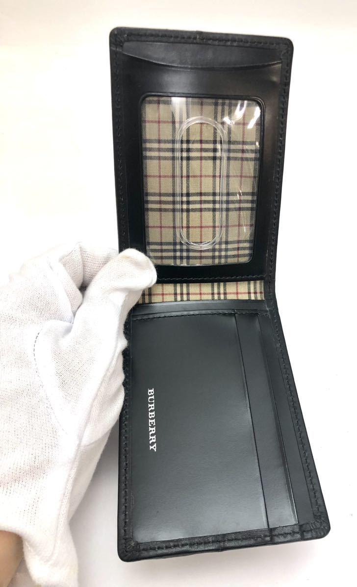 2022高い素材 Burberry バーバリー パス＆カードケース 黒 18669921