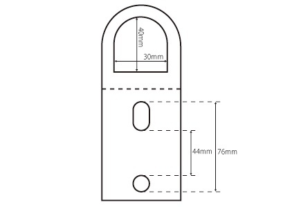 新品 オールステンレス製　トレーラー用　フック　SUS304 送料込み_画像3