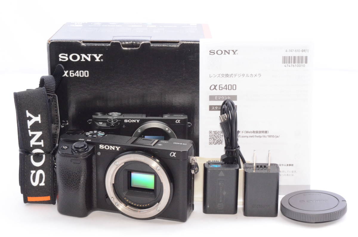 新品即決 SONY ソニー α6400 #2308017 ILCE-6400 ブラック ボディ