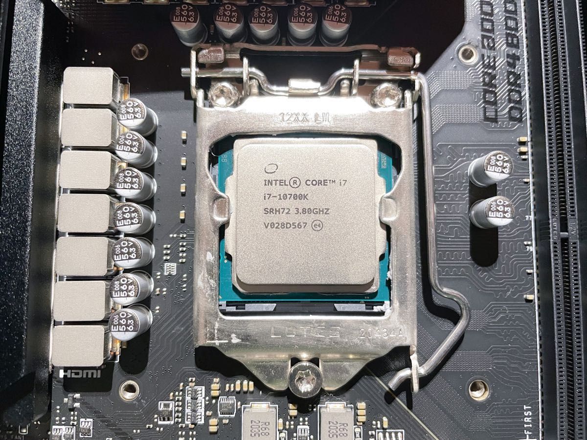動作確認済み Intel Core i7-10700K /3 8GHz TB 5 1GHz 8コア 16