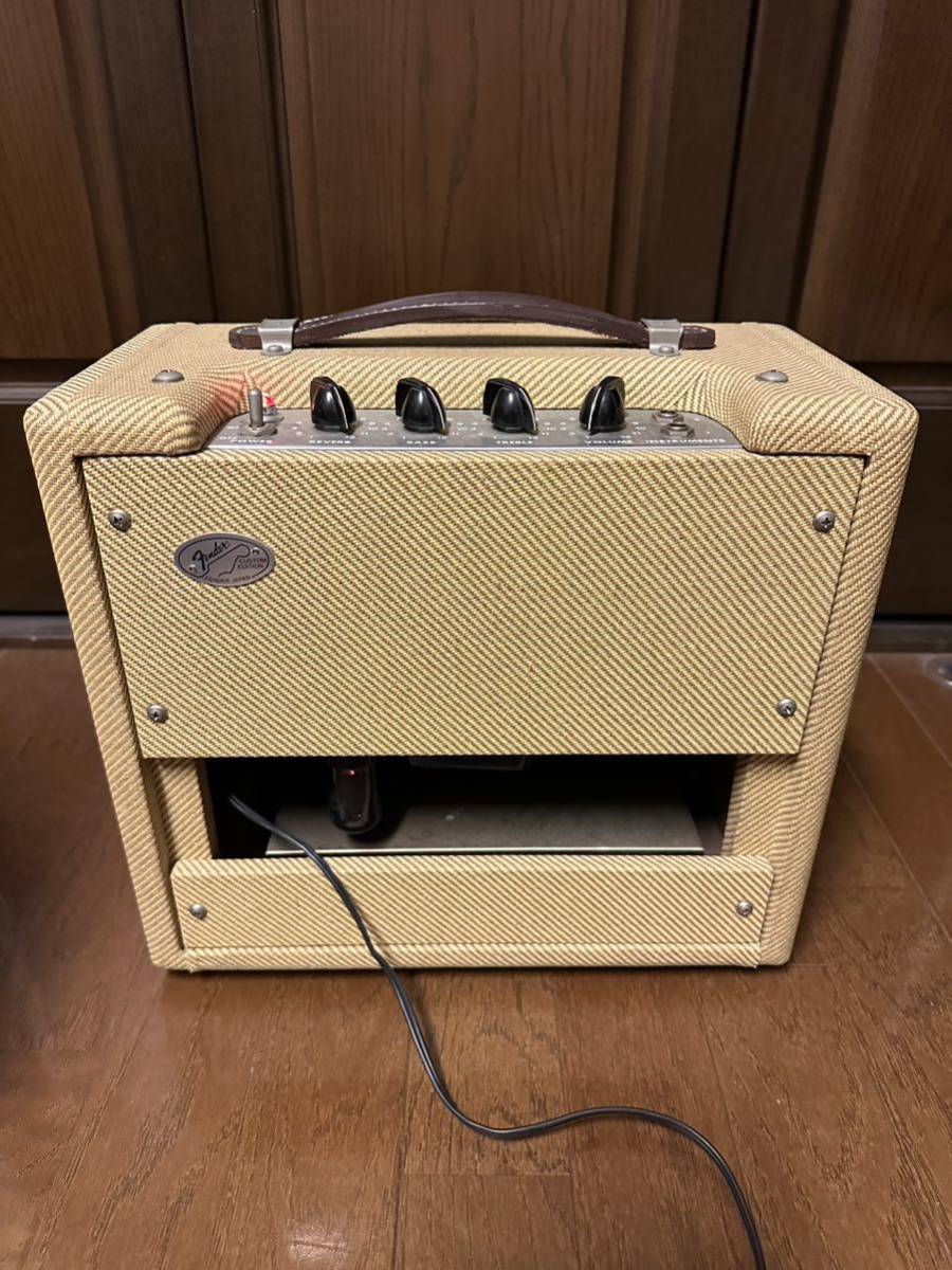 フェンダー ツイード チャンプ リバーブ　FENDER TWEED CHAMP REVERB 10インチ アルニコブルー 動作問題無し 1991年製_画像2