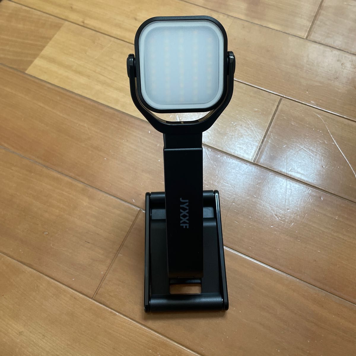 JYYXF LEDフィルライトランプ電話ホルダー付きマウントスタンド写真照明ビデオライブストリームSelfie用