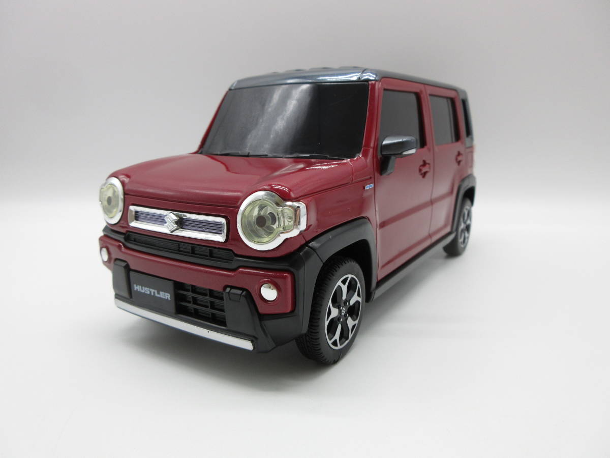 1/18 SUZUKI スズキ 新型ハスラー HUSTLER ディーラー展示用 非売品 ミニカー カラーサンプル フェニックスレッド ガンメタリック2トーン_画像1