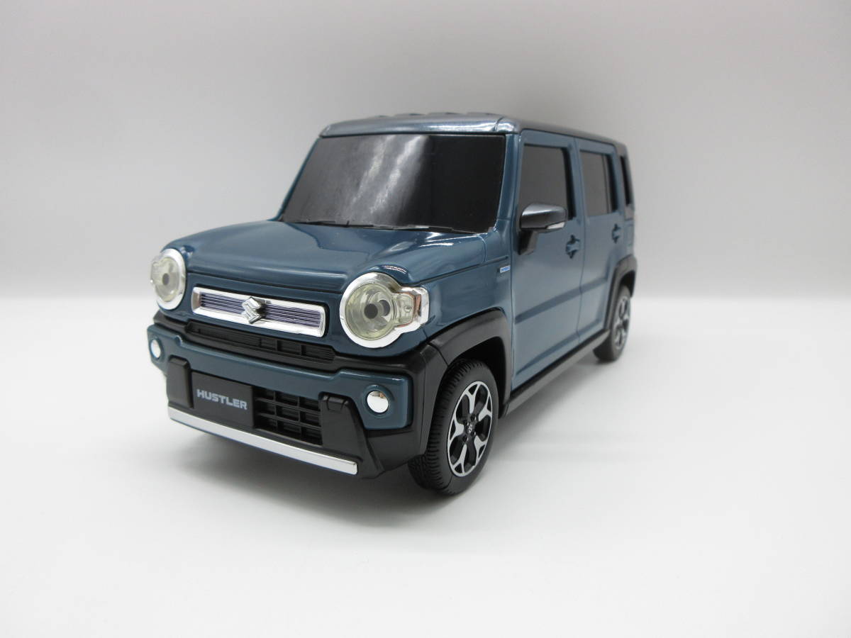 1/18 SUZUKI スズキ 新型ハスラー HUSTLER ディーラー展示用　非売品 ミニカー カラーサンプル　デニムブルー ガンメタリック２トーン_画像1