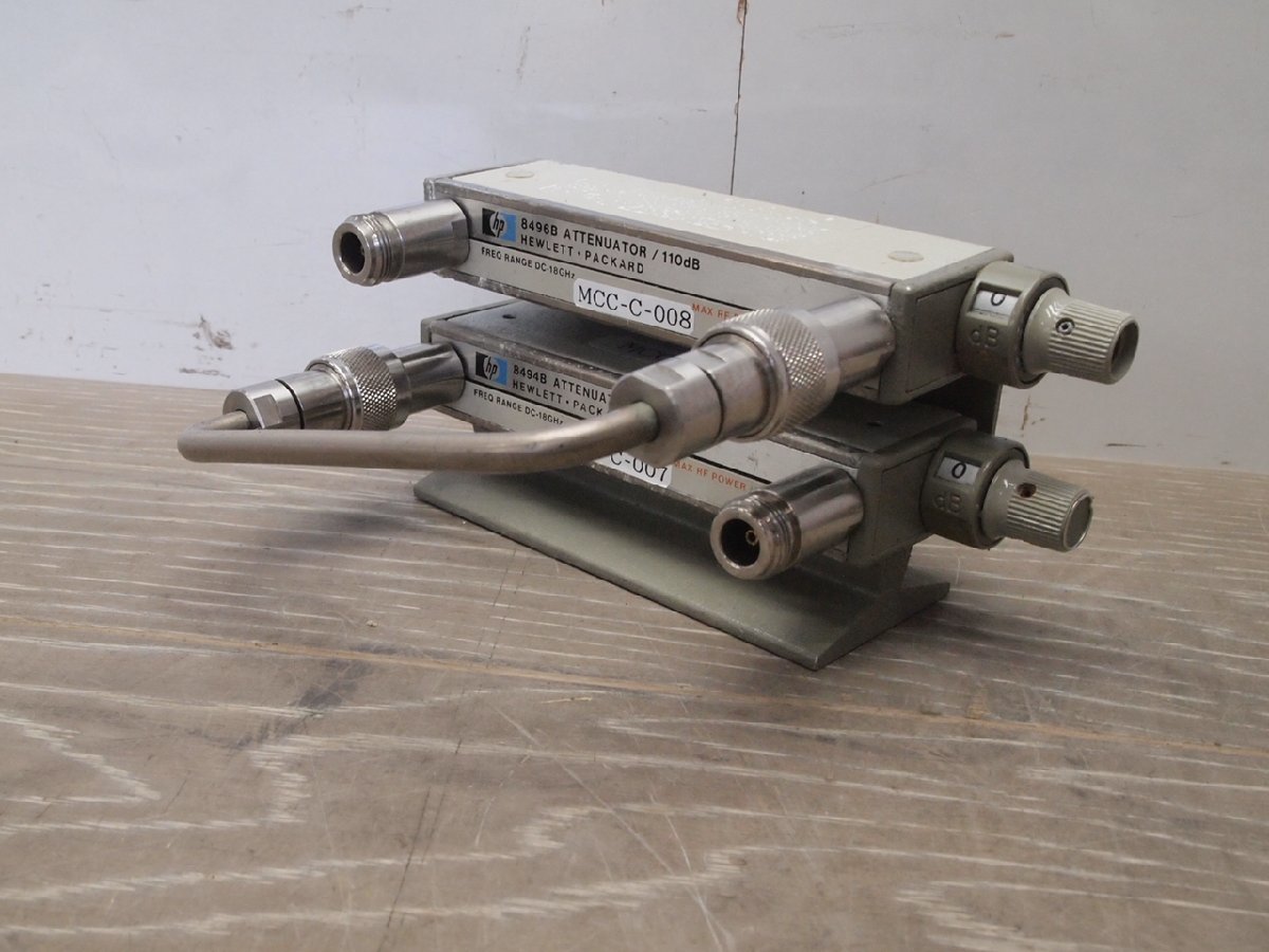 【GINGER掲載商品】 ☆【1H0807-4】 OPTION アッテネーター 8496B / 8494B ジャンク 工事用材料 【GINGER掲載商品】 ☆【1H0807-4】 OPTION アッテネーター 8496B / 8494B ジャンク 工事用材料