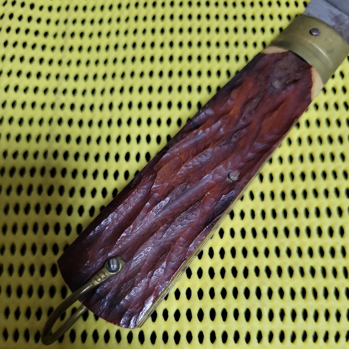 新作ウエア 電工ナイフ 昭和レトロ】 (折りたたみナイフ)《在銘 義光 関 その他
