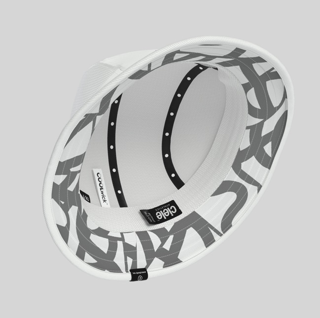 Ciele/ shell Athletics BKTHat -Standard Trooper size :L/XL bucket hat white white running new goods unused 