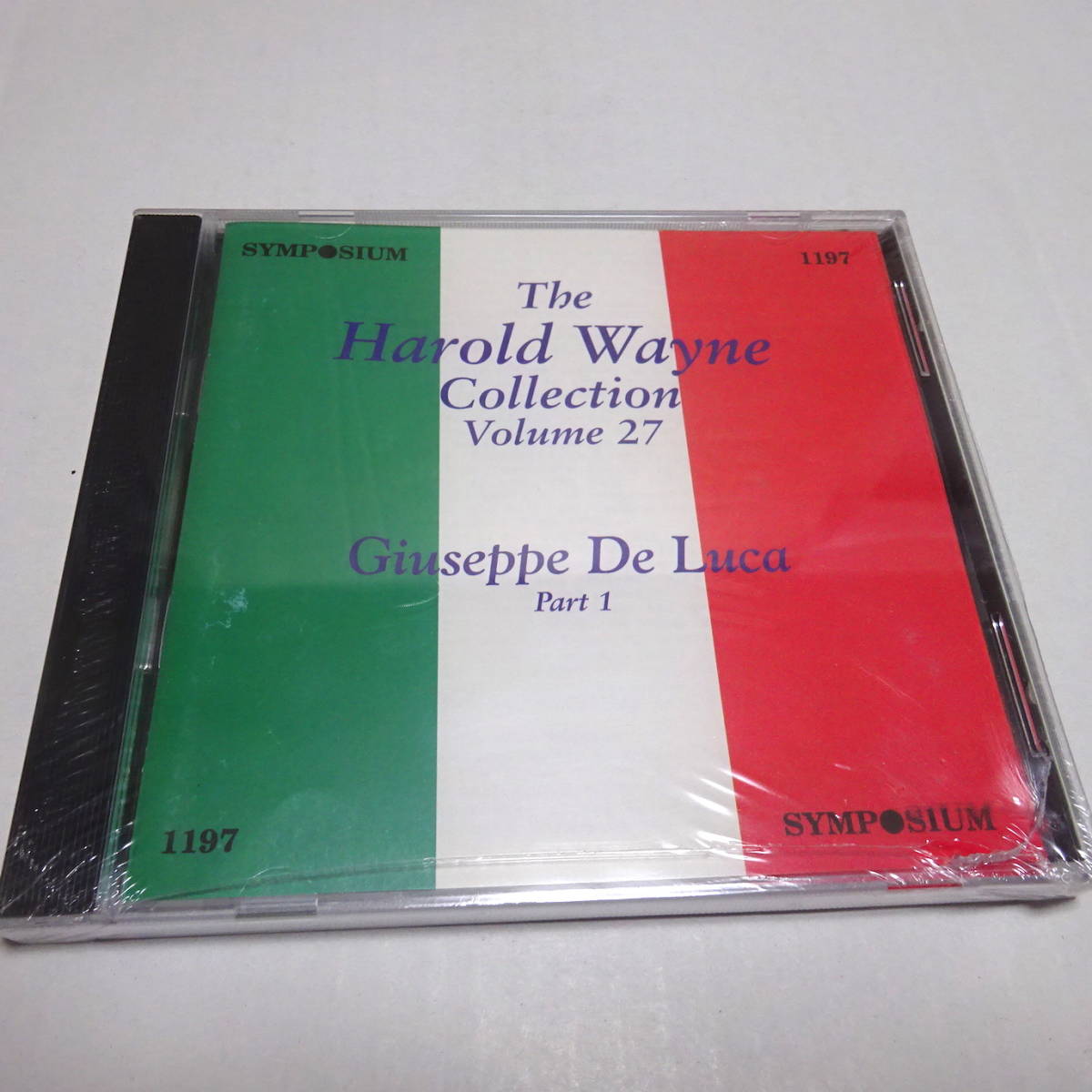 訳あり/未開封/英Symposium「The Harold Wayne Collection 27(バリトンのためのオペラ・アリア集)」ジュゼッペ・デ・ルカ/De Luca/SYMP1197_画像1