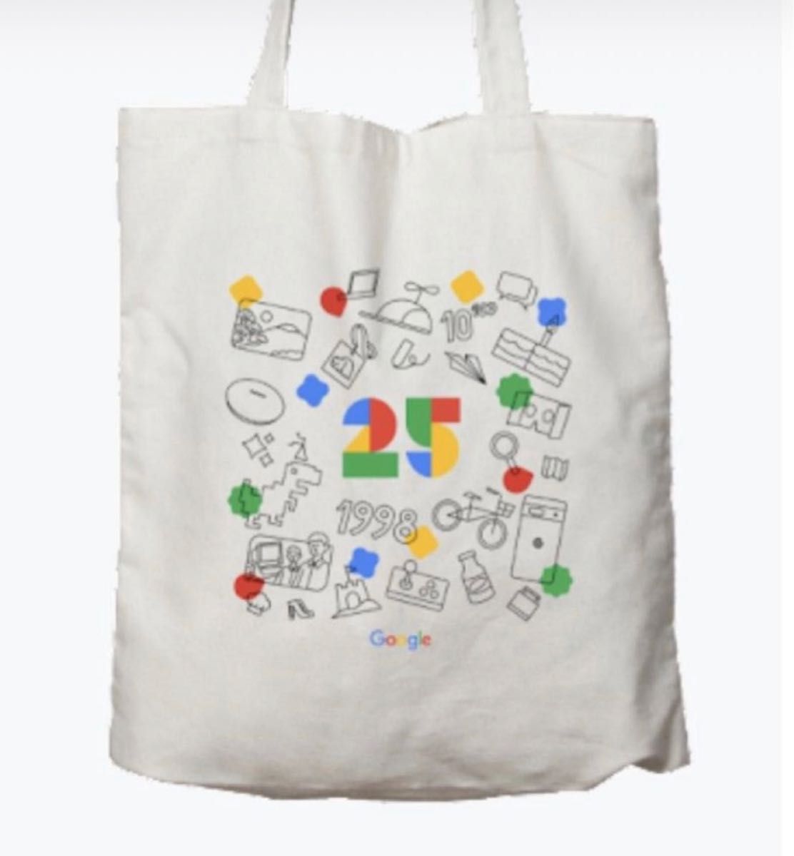 Google 創立 25 周年記念限定 トートバッグ