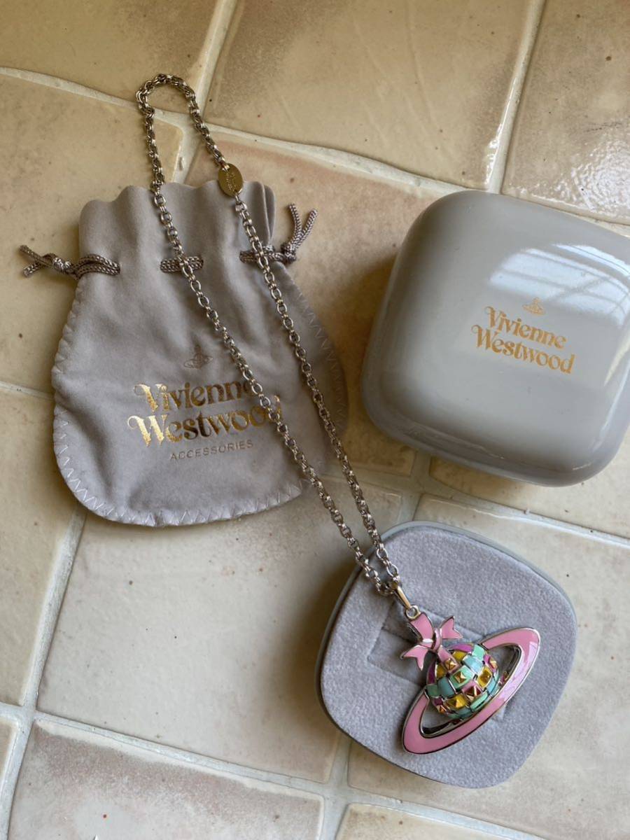 新品 未使用 タグなし ヴィヴィアンウエストウッド Vivienne Westwood オーブ ネックレス ペンダント アクセサ アクセサリー、時計 