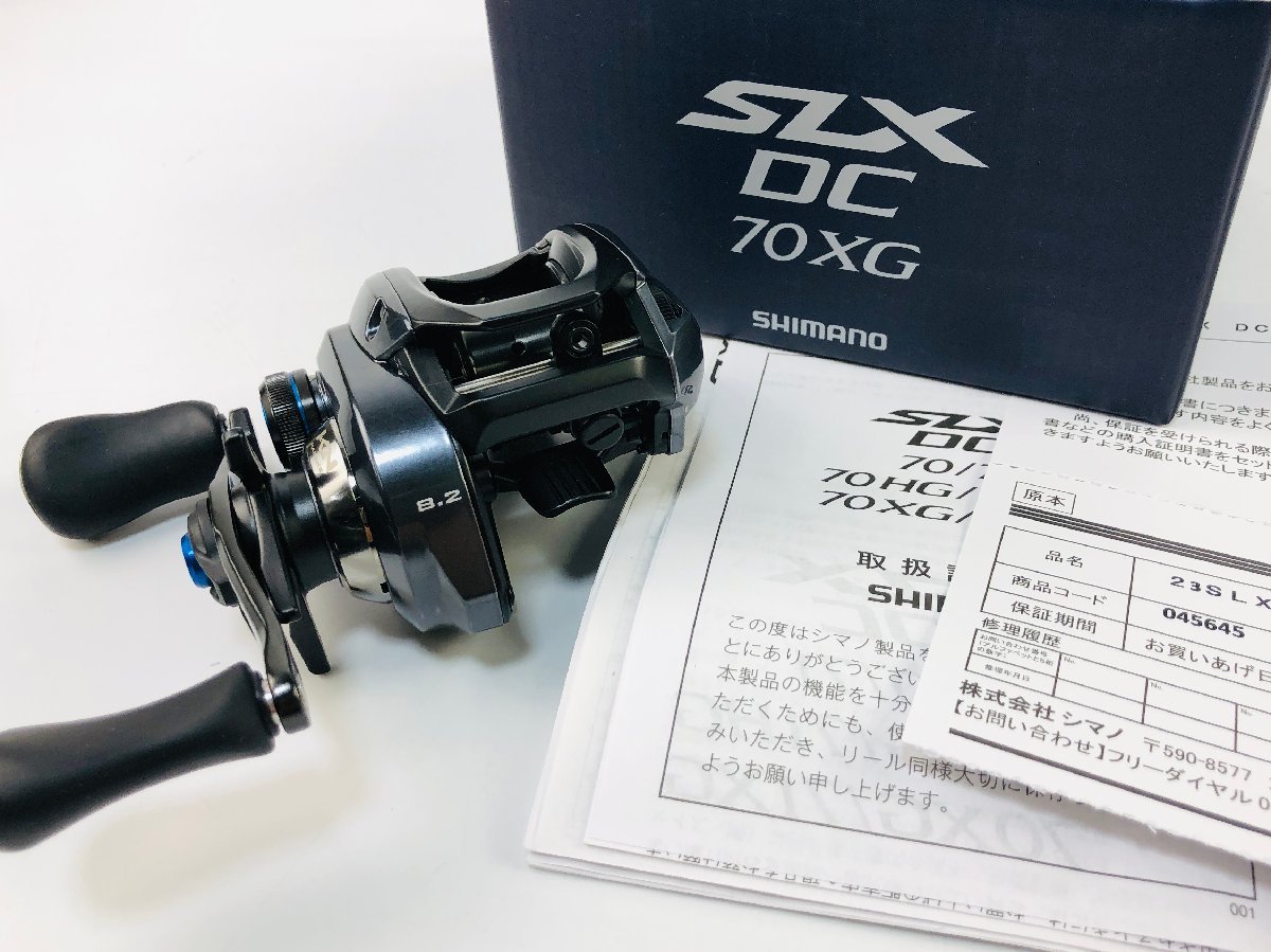 未使用】シマノ SLX DC 70XG 右ハンドル ベイトリール 箱 ギア比：8.2