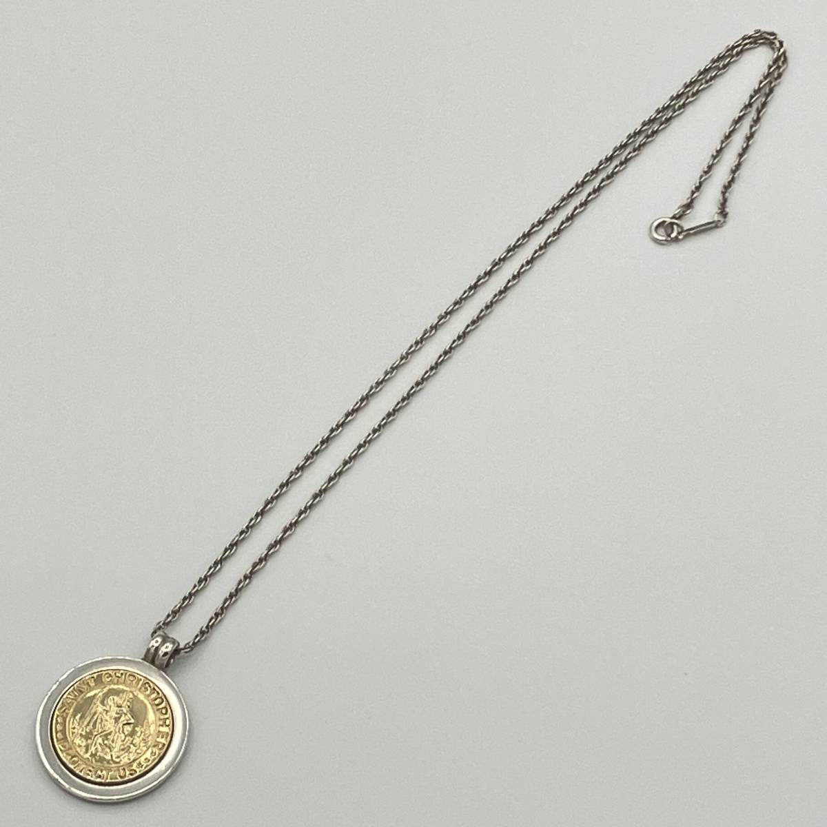 希少品 ティファニー セントクリストファー コイン ネックレス 希少品 ティファニー セントクリストファー コイン ネックレス