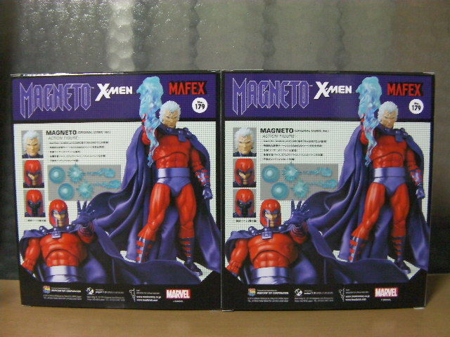 正規品 新品未開封 マフェックス マグニートー 2個 MEDICOMTOY MAFEX No.179 MAGNETO COMIC Ver.の画像2