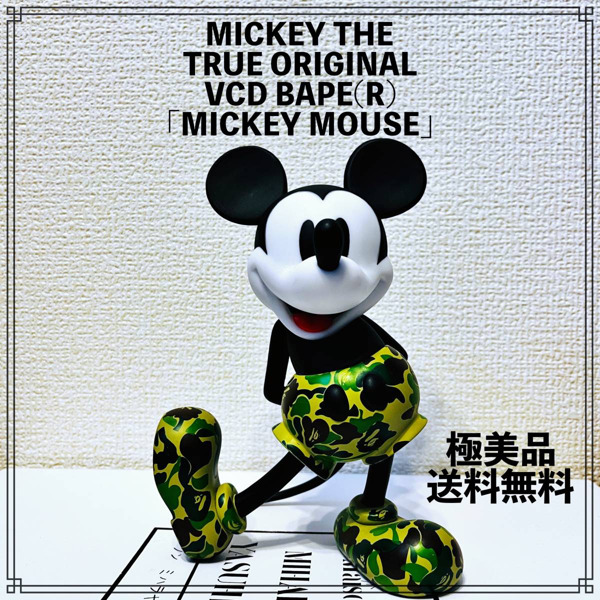 極美品】Medicom Toy MICKEY THE TRUE ORIGINAL VCD BAPE(R) 「MICKEY