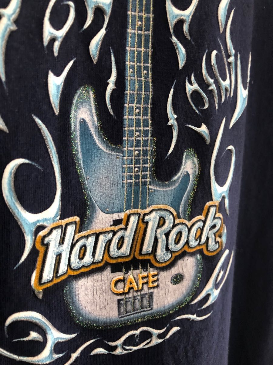 HARDROCK Cafeハードロックカフェ　ホノルル　バックプリント　Tシャツ