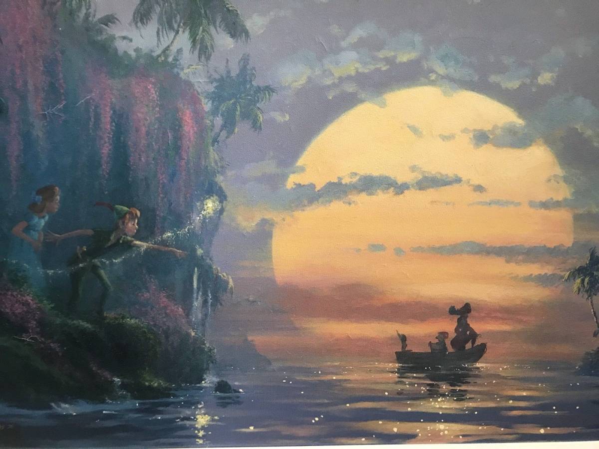 Disney Fine Art ディズニーファインアート ピーターパン　ティンカーベル　限定 レア James Coleman_画像6