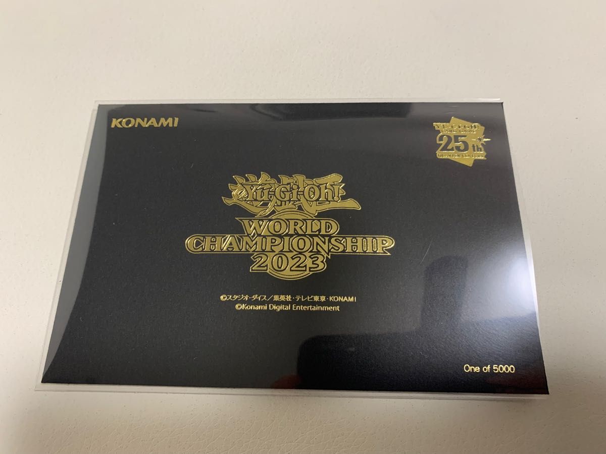 WCS2023 来場者記念 遊戯王 世界大会 黒封筒 ブラックマジシャンガール