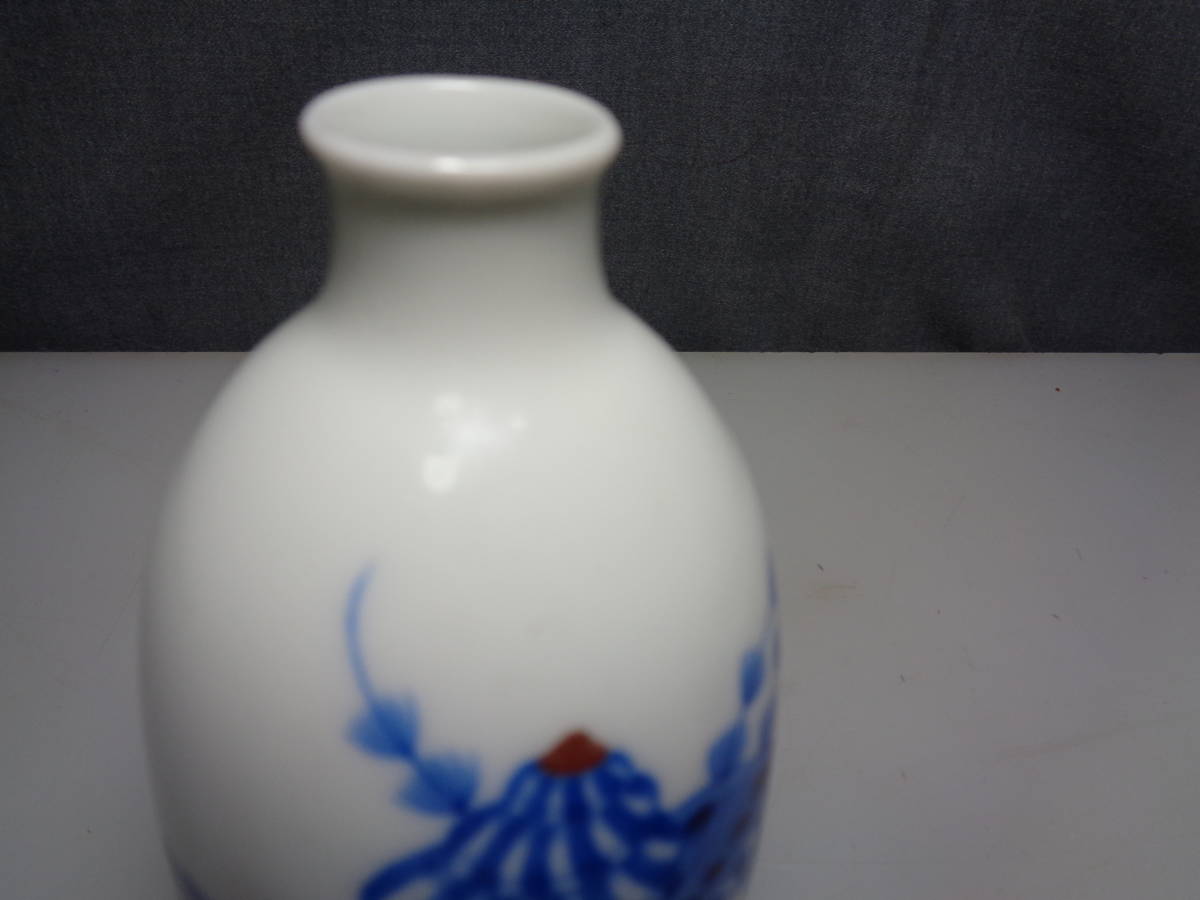 ◇オールド香蘭社 銚子(はまぐり/ヤドカリ図) 酒器・1個・サイズ直径6