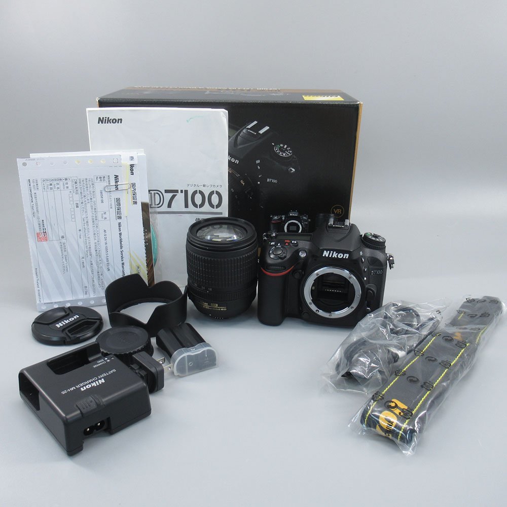 1円～ Nikon ニコン D7100 18-105 VR レンズキット デジタル一眼レフ