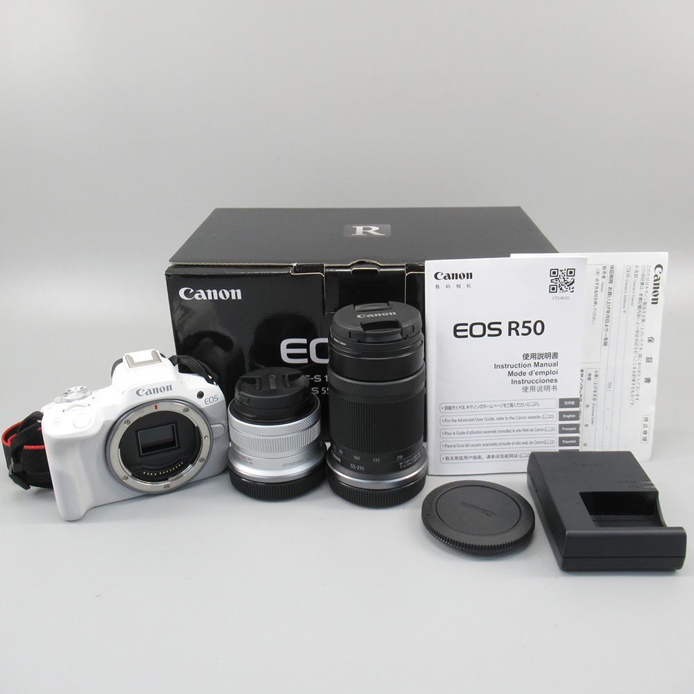 Canon ミラーレス一眼カメラ EOS M2 EF-M18-55 IS STM 動作確認済-