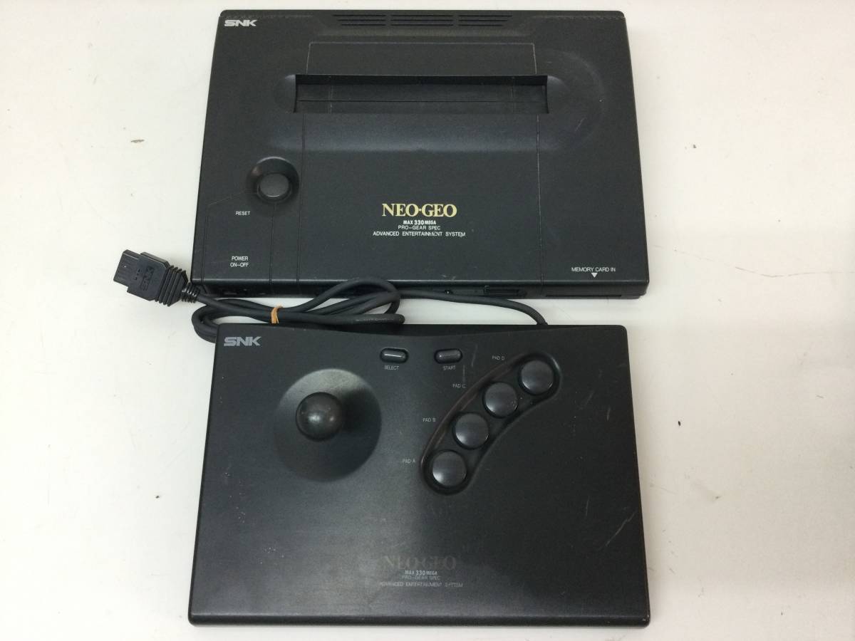 SNK NEO-GEO ネオジオ SNK MAX 330 MEGA 本体 コントローラー 希少！レトロゲーム_画像1