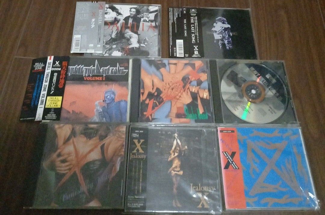 X JAPAN CD セット L.O.X SKULL THRASH ZONE、HEAVY METAL FORCE、DAHLIA等