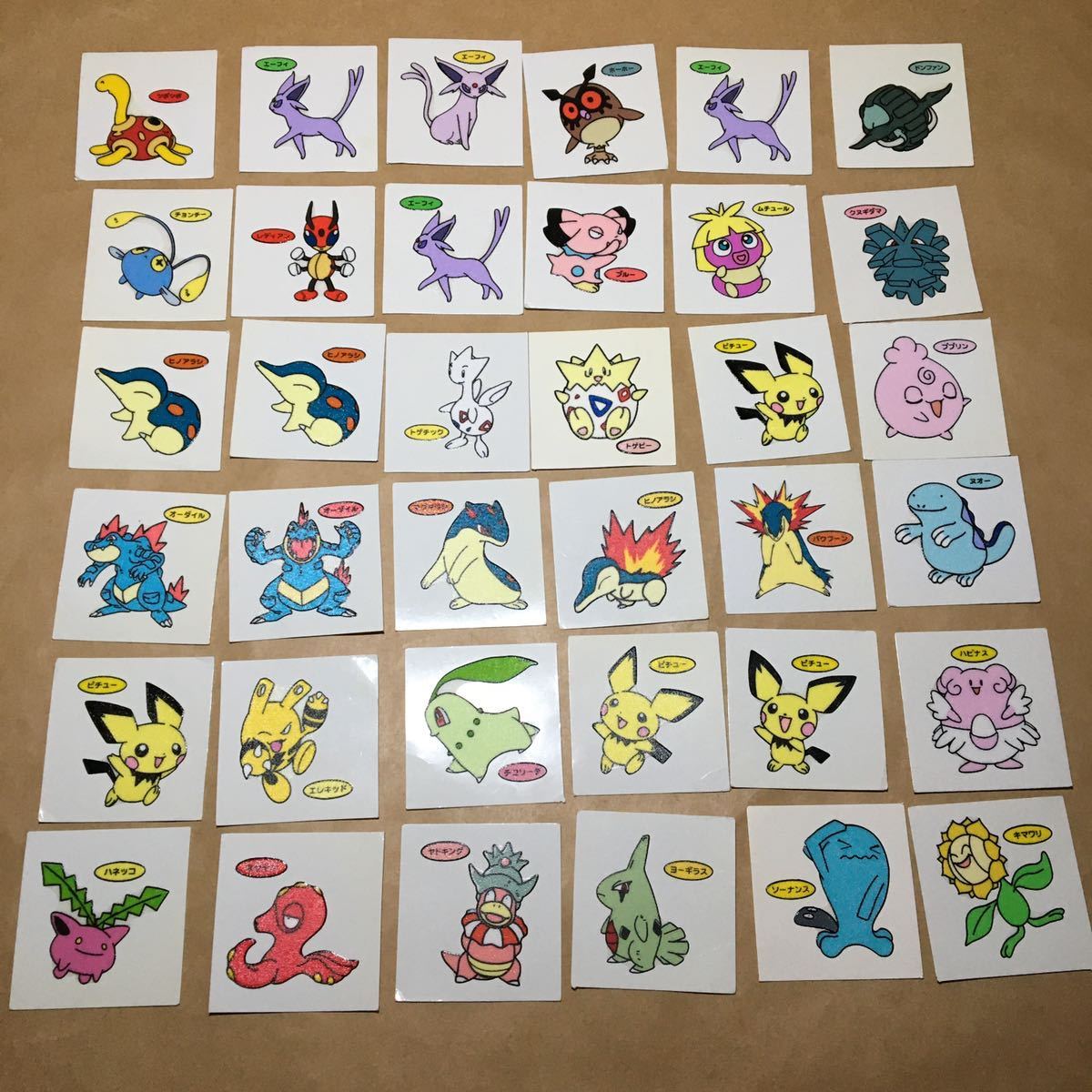 248枚セット ポケモンパン デコキャラシール 初期 初代 1弾 2弾 248枚セット ポケモンパン デコキャラシール 初期 初代 1弾 2弾