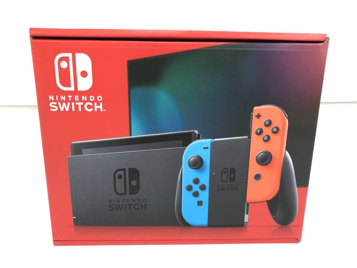 GH230802-01S/ 未使用 本体 Nintendo Switch Joy-Con (L) ネオンブルー (R) ネオンレッド  HAD-S-KABAH ニンテンドー スイッチ 新型