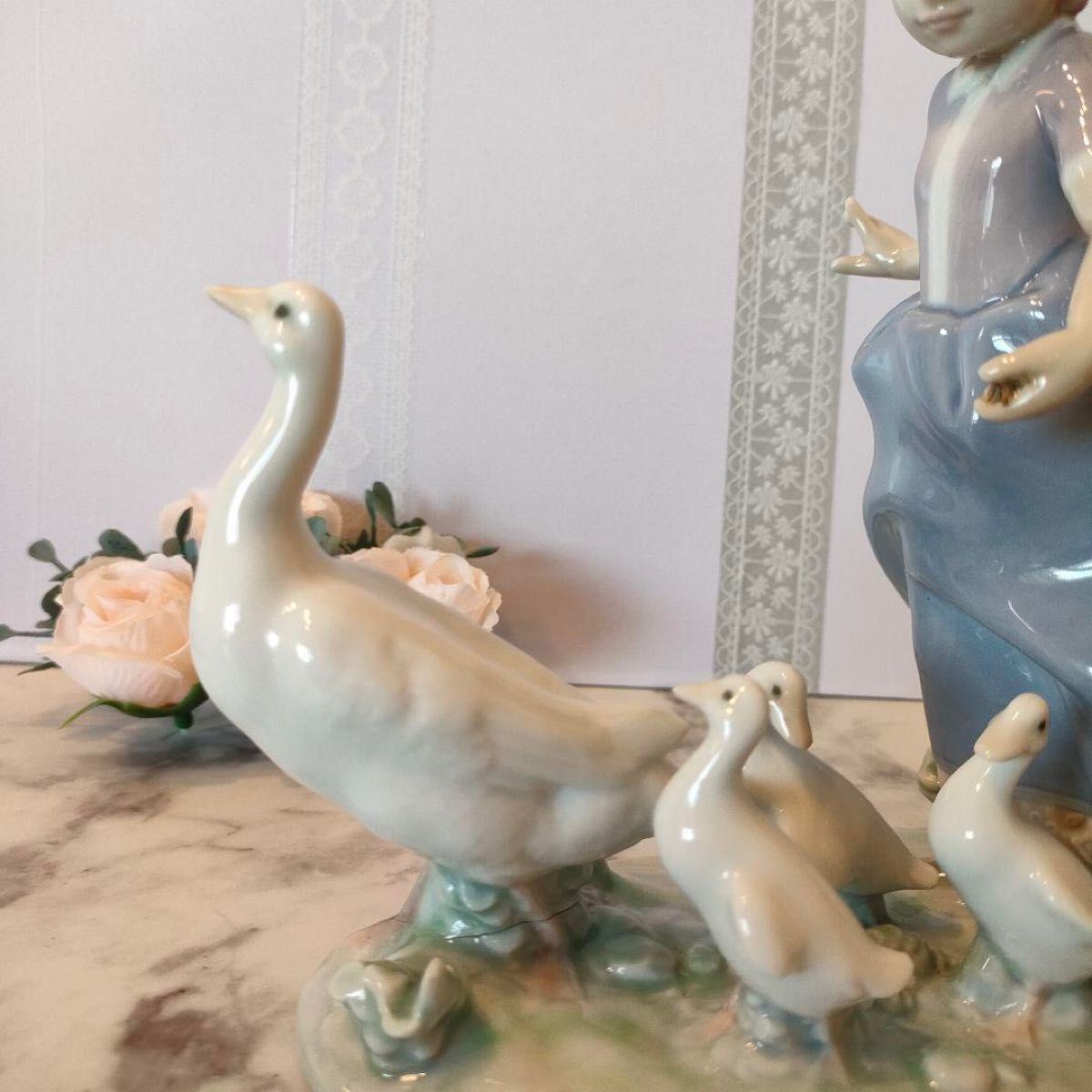訳アリ】 リヤドロ LLADRO アヒルの行進 5503 人形 女の子 家族 訳アリ】 リヤドロ LLADRO アヒルの行進 5503 人形 女の子 家族
