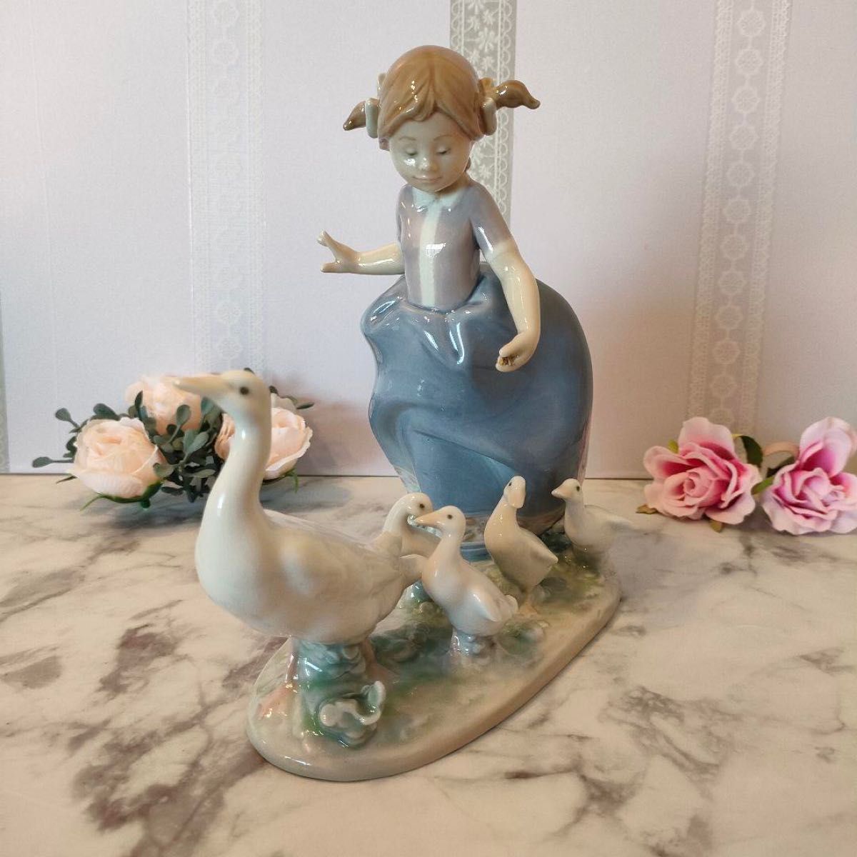 訳アリ】 リヤドロ LLADRO アヒルの行進 5503 人形 女の子 家族 訳アリ】 リヤドロ LLADRO アヒルの行進 5503 人形 女の子 家族