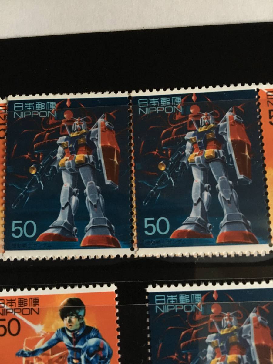 機動戦士ガンダム 50円切手二種類各10枚 ガンダム 機動戦士ガンダム 50円切手二種類各10枚 ガンダム