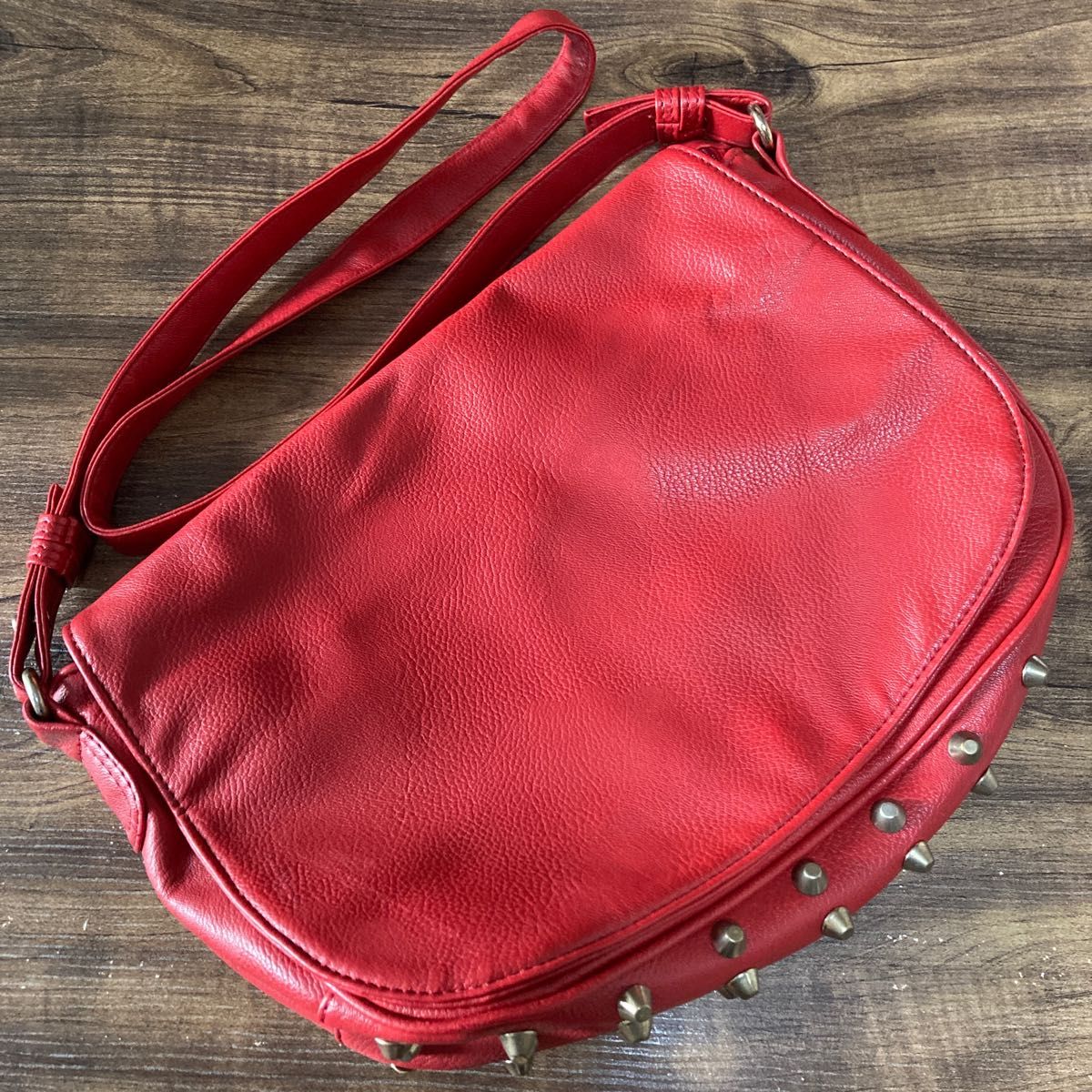 vintage ショルダーバッグ RED