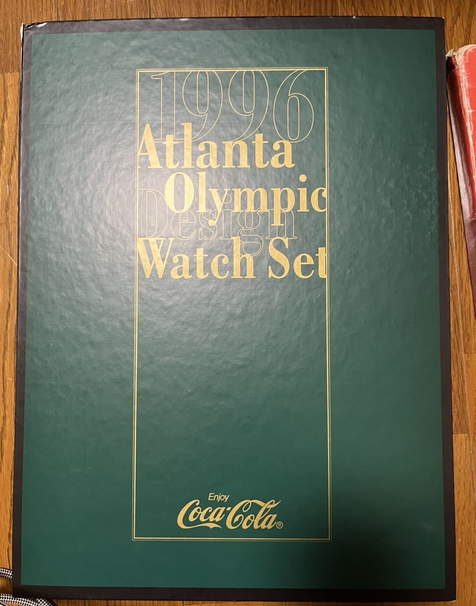 COCA COLA 1996a тигр nta Olympic . колесо память 5 шт. комплект WR жизнь водонепроницаемый часы не использовался б/у 