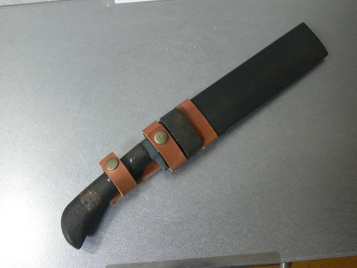 18375円 越前打刃物 伝統工芸士 佐治 武士 作 剣鉈 日野川 195 18375円 越前打刃物 伝統工芸士 佐治 武士 作 剣鉈 日野川 195