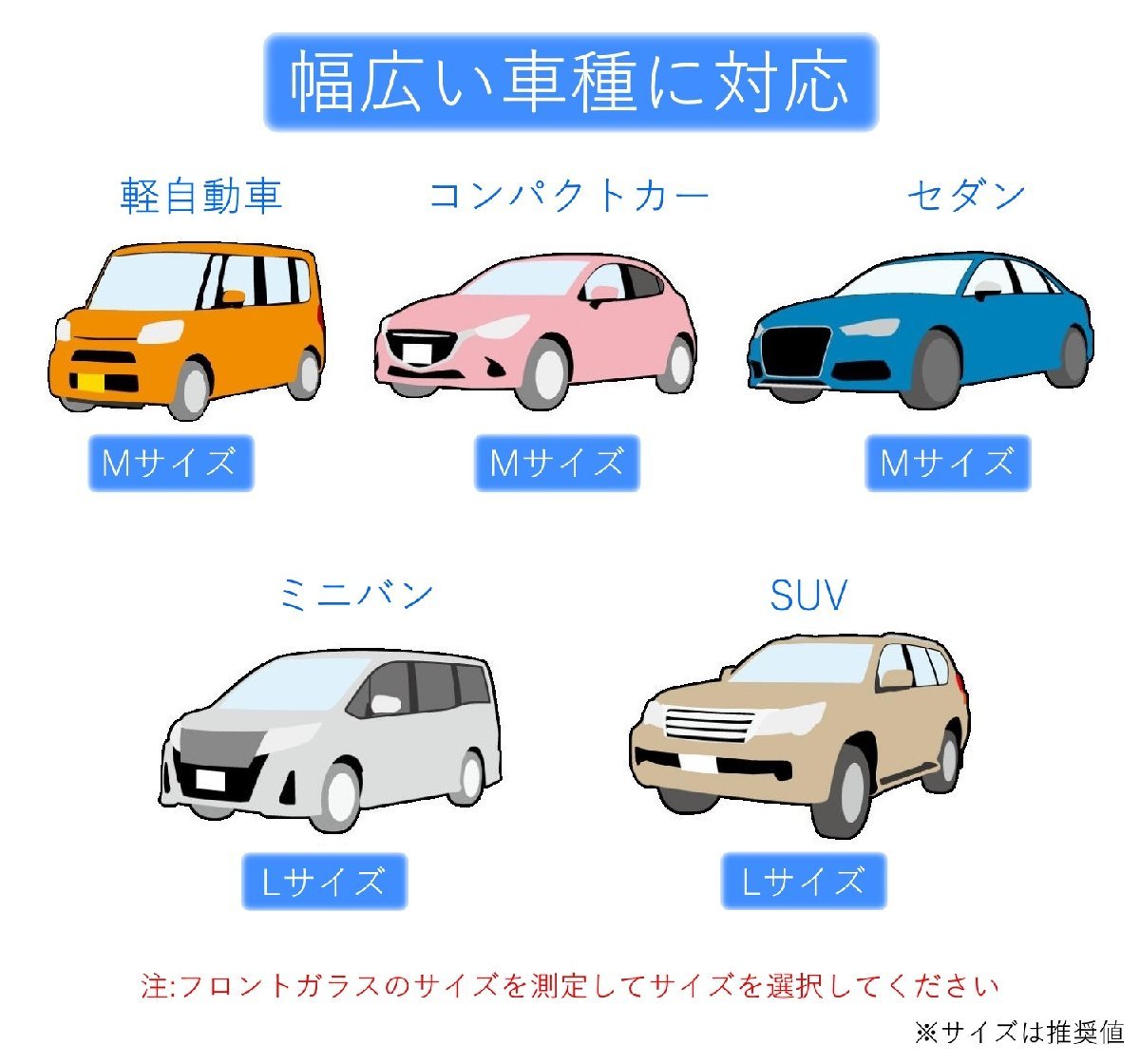 サンバイザー 車 サンシェード 傘 日除け カムリ SXV10 MCV20 ACV30 ACV40 ACV50 ACV70 軽自動車 遮熱 紫外線カット_画像3