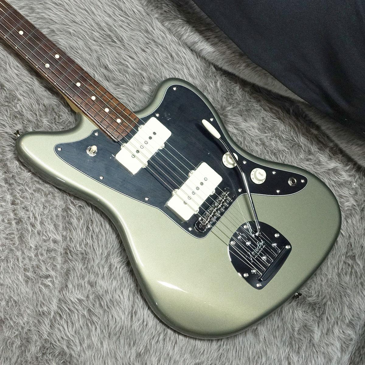 Fender Made In Japan Hybrid II Jazzmaster RW Jasper Olive Metallic with Matching Head_画像1