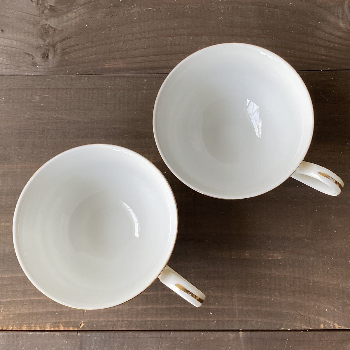 ヴィンテージ レトロ カップ&ソーサー marble fine china ティーカップ コーヒーカップ 陶器 食器 喫茶店 カフェ レストラン_画像2