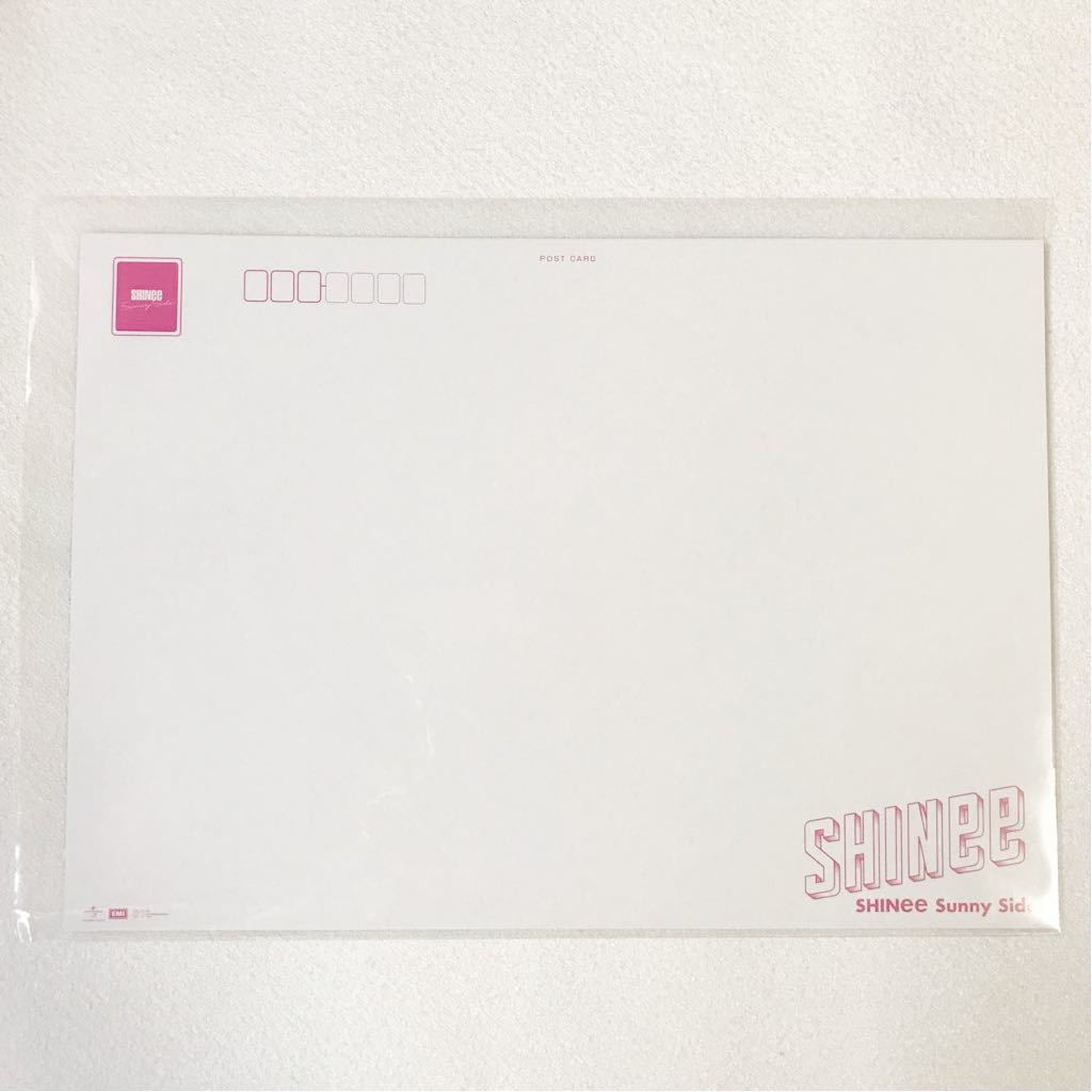 SHINee CD『Sunny Side』予約購入特典 ビッグサイズ ポストカード B5_画像2