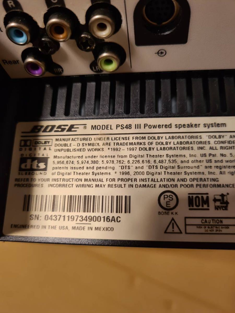 ボーズ BOSE PS48 Ⅲ speaker system スピーカー システム III