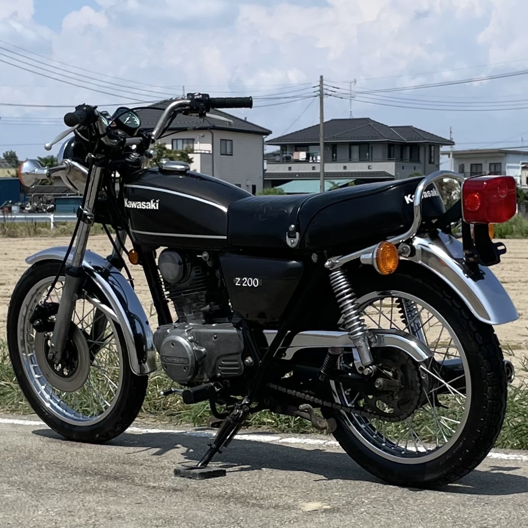 Z200 実動 書類付き KZ200A 低走行 超希少 絶版 旧車 カワサキ Z200 実動 書類付き KZ200A 低走行 超希少 絶版 旧車 カワサキ