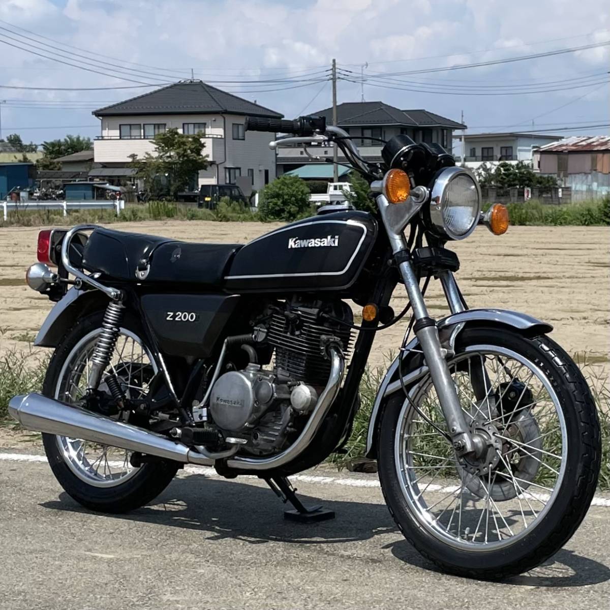Z200 実動 書類付き KZ200A 低走行 超希少 絶版 旧車 カワサキ Z200 実動 書類付き KZ200A 低走行 超希少 絶版 旧車 カワサキ