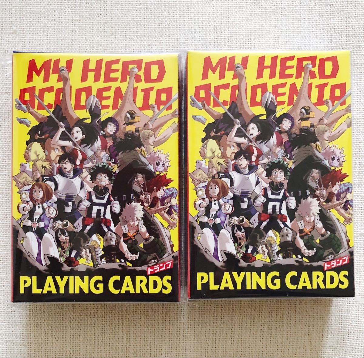 新品未開封】僕のヒーローアカデミア トランプ 2点 緑谷出久 爆 新品未開封】僕のヒーローアカデミア トランプ 2点 緑谷出久 爆
