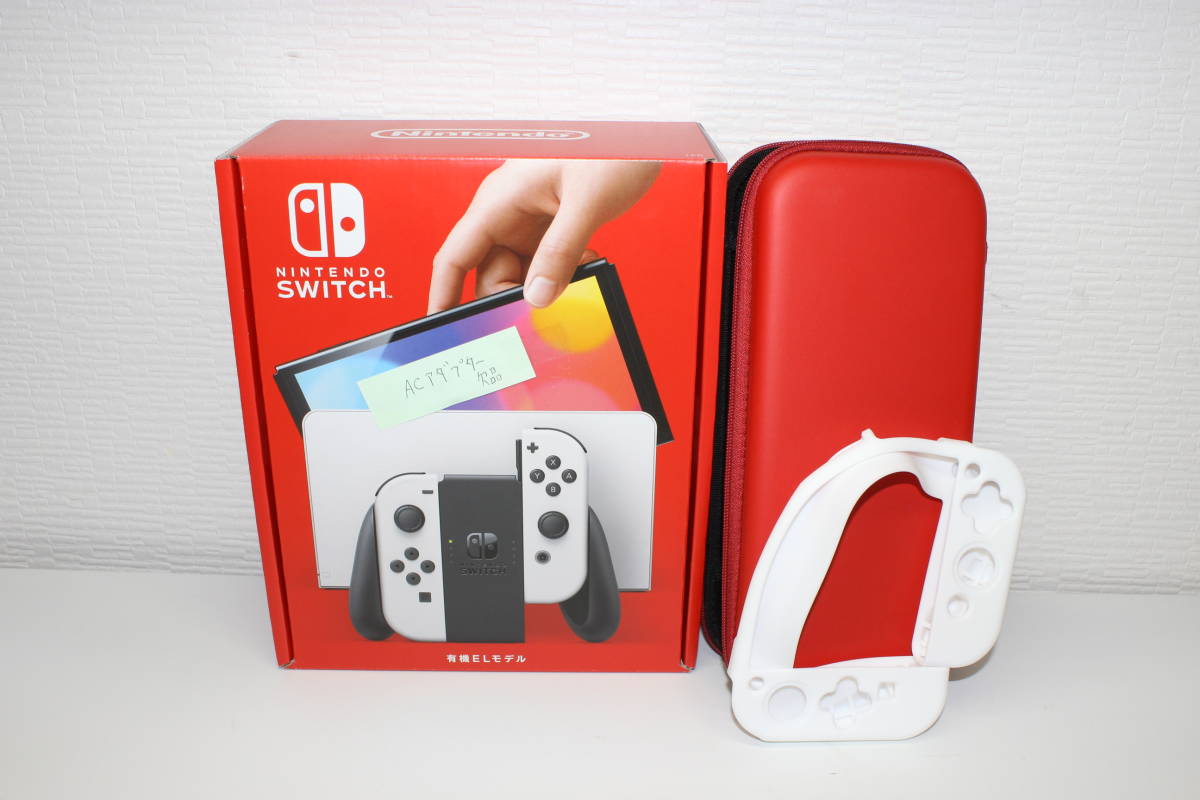 美品】任天堂 スイッチ 有機EL カバー付き-