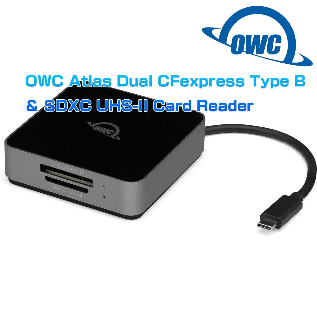 OWC Atlas Dual CFexpress + SD Reader OWCTCCFXBSDRDR 次世代カードリーダー PRO用_画像1