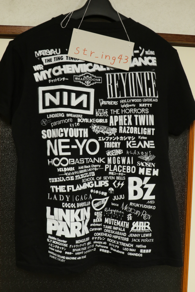 ヤフオク Summer Sonic 09 アーティストロゴtシャツ Sサ ヤフオク Summer Sonic 09 アーティストロゴtシャツ Sサ