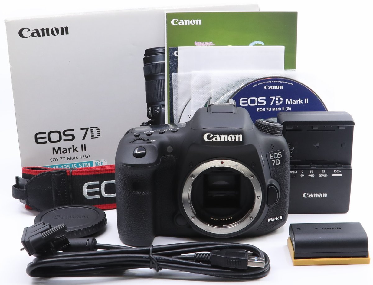 ＜良品＞ Canon デジタル一眼レフカメラ EOS 7D Mark IIボディ シャッター数27150枚