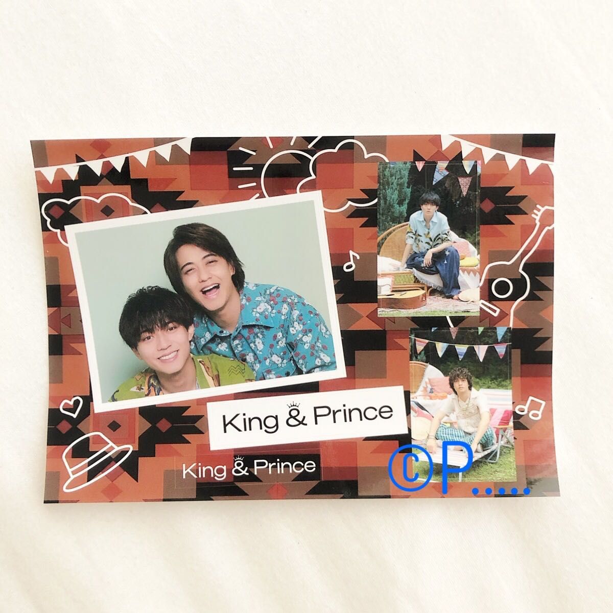 King&Prince キンプリ ピース 特典 ティアラ盤 クリアポスター ポスト